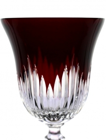 Kryształowe kieliszki do wina 240ml 421x PN RU - rubinowe kieliszki do wina.