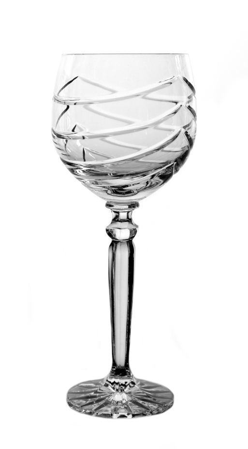 Kryształowe kieliszki do wina 300ml 372 ŁUKI - zestaw kieliszków do wina.